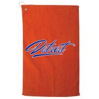 Detroit Sports Script Golf Towel