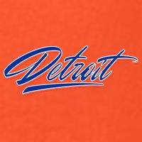 Detroit Sports Script Golf Towel