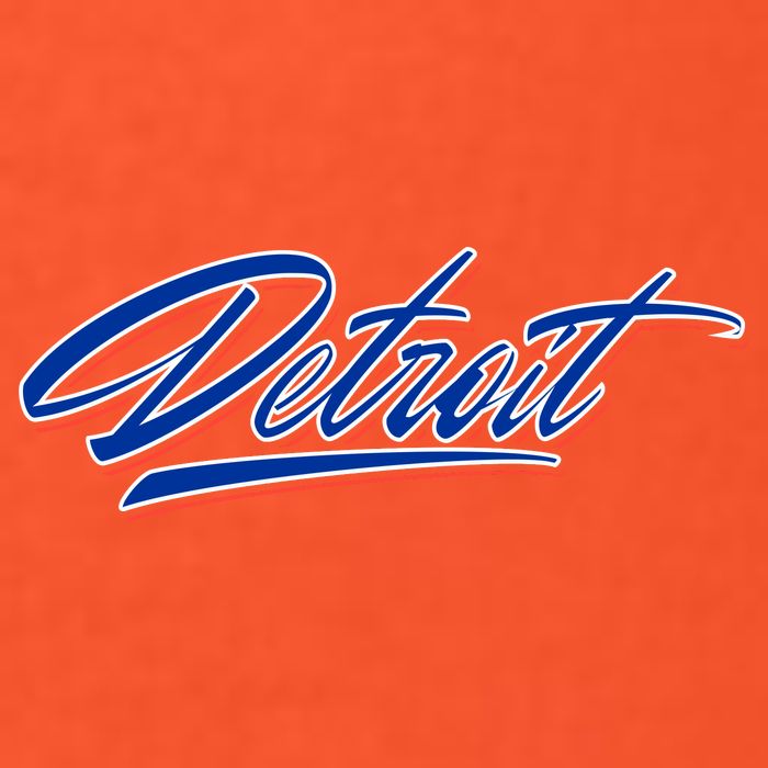 Detroit Sports Script Golf Towel