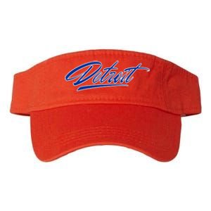 Detroit Sports Script Valucap Bio-Washed Visor