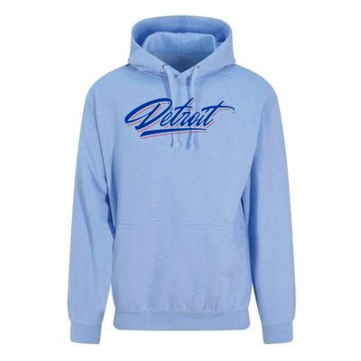 Detroit Sports Script Unisex Surf Hoodie