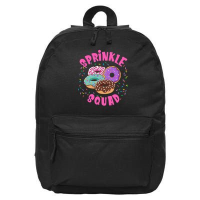 Donut Sprinkle Squad Sprinkle Donut 16 in Basic Backpack