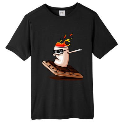 Dabbing SMores Smores Roasting Marshmallow Camping Bonfire Tall Fusion ChromaSoft Performance T-Shirt