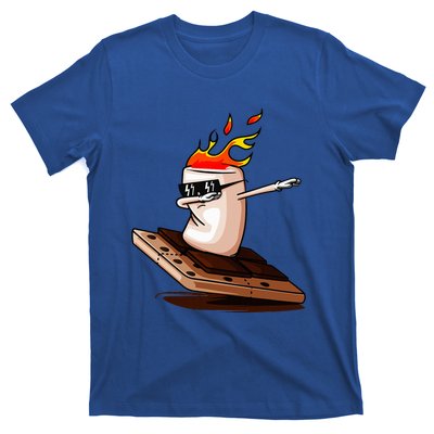 Dabbing SMores Smores Roasting Marshmallow Camping Bonfire T-Shirt