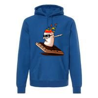 Dabbing SMores Smores Roasting Marshmallow Camping Bonfire Premium Hoodie