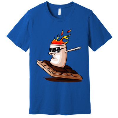 Dabbing SMores Smores Roasting Marshmallow Camping Bonfire Premium T-Shirt