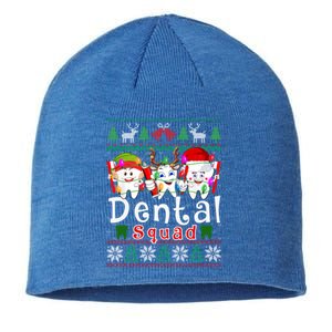 Dental Squad Santa Elf Reindeer Dentist Ugly Xmas Sweater Cute Gift Sustainable Beanie