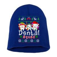 Dental Squad Santa Elf Reindeer Dentist Ugly Xmas Sweater Cute Gift Short Acrylic Beanie