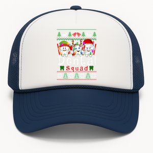 Dental Squad Santa Elf Reindeer Dentist Ugly Xmas Sweater Cute Gift Trucker Hat