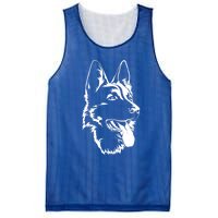 Dog Silhouette Sitting Gift Ger Shepherd Gift Mesh Reversible Basketball Jersey Tank