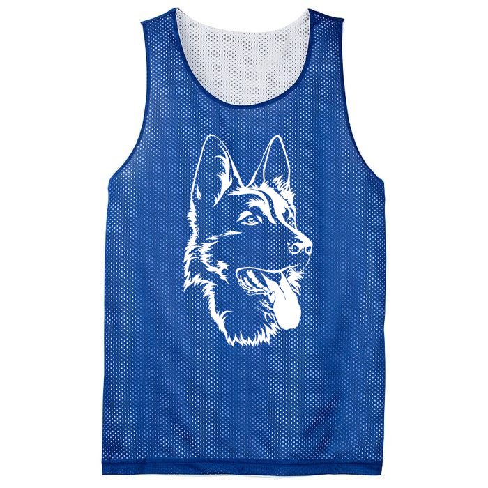 Dog Silhouette Sitting Gift Ger Shepherd Gift Mesh Reversible Basketball Jersey Tank