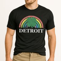 Detroit Shamrock St. Patrick's Day Rainbow Saint Paddy's Cooling Performance Crew T-Shirt
