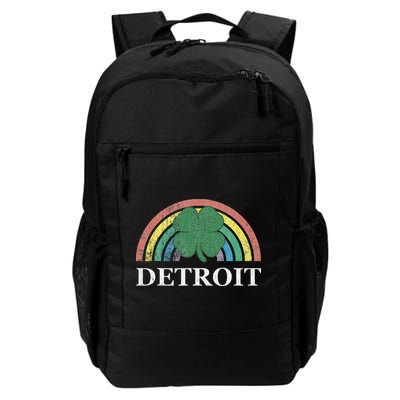 Detroit Shamrock St. Patrick's Day Rainbow Saint Paddy's Backpack