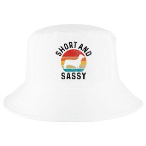 Dachshund Short & Sassy Wiener Dog Doxie Mom Funny Cute Gift Cool Comfort Performance Bucket Hat