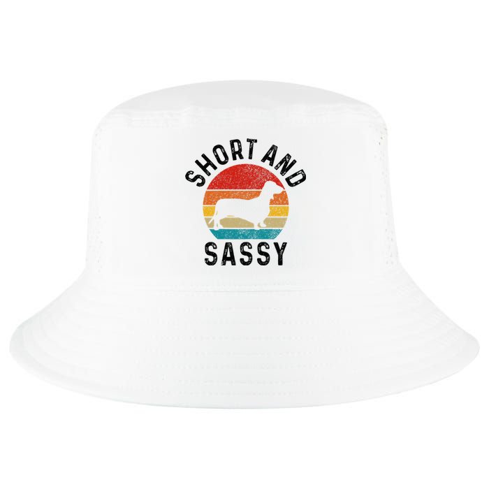 Dachshund Short & Sassy Wiener Dog Doxie Mom Funny Cute Gift Cool Comfort Performance Bucket Hat