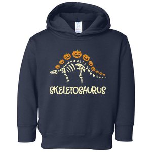 Dinosaur Skeleton Stegosaurus Halloween Boy Toddler Hoodie