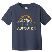 Dinosaur Skeleton Stegosaurus Halloween Boy Toddler T-Shirt