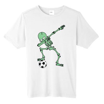 Dabbing Skeleton Soccer Halloween Dab Tall Fusion ChromaSoft Performance T-Shirt