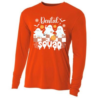 Dental Squad Spooky Dentist Team Halloween Dentistry Crew Great Gift Cooling Performance Long Sleeve Crew