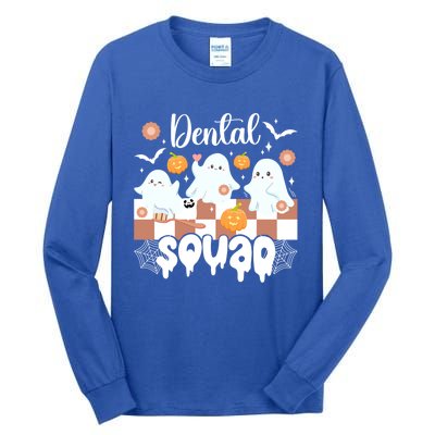 Dental Squad Spooky Dentist Team Halloween Dentistry Crew Great Gift Tall Long Sleeve T-Shirt