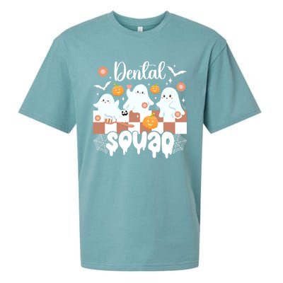 Dental Squad Spooky Dentist Team Halloween Dentistry Crew Great Gift Sueded Cloud Jersey T-Shirt