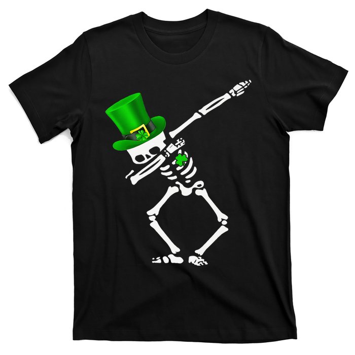 Dabbing Shamrock St Patricks Day Irish Lovers T-Shirt