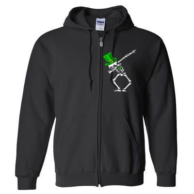 Dabbing Shamrock St Patricks Day Irish Lovers Full Zip Hoodie