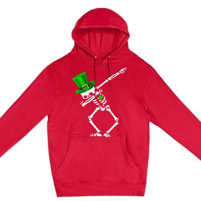 Dabbing Shamrock St Patricks Day Irish Lovers Premium Pullover Hoodie