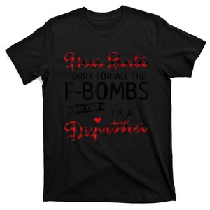 Dear Santa Sorry For All The F-bombs I'm A Dispatcher Plaid T-Shirt