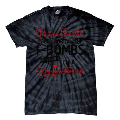 Dear Santa Sorry For All The F-bombs I'm A Dispatcher Plaid Tie-Dye T-Shirt