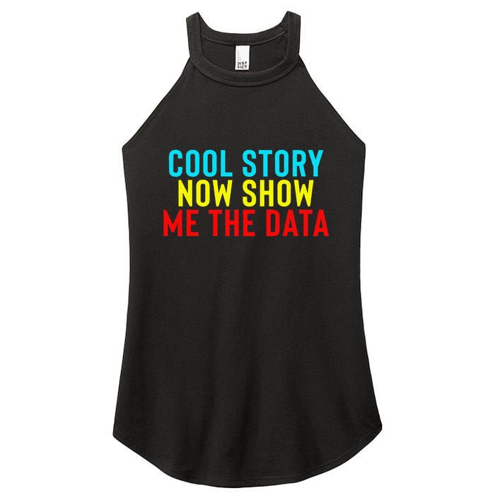 Data Science Statistics Analyst Finance Researchers Engineer Women's Perfect Tri Rocker Tank