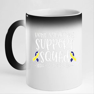 Down Syndrome Support Squad 11oz Black Color Changing Mug