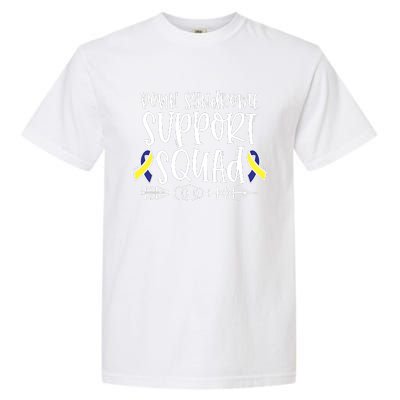 Down Syndrome Support Squad Garment-Dyed Heavyweight T-Shirt