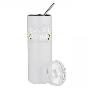 Down Syndrome Support Squad Stainless Steel Tumbler