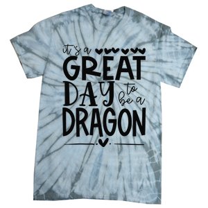 Dragons School Sports Fan Team Spirit Great Day Tie-Dye T-Shirt