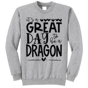 Dragons School Sports Fan Team Spirit Great Day Tall Sweatshirt