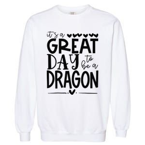 Dragons School Sports Fan Team Spirit Great Day Garment-Dyed Sweatshirt