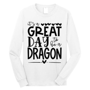 Dragons School Sports Fan Team Spirit Great Day Long Sleeve Shirt