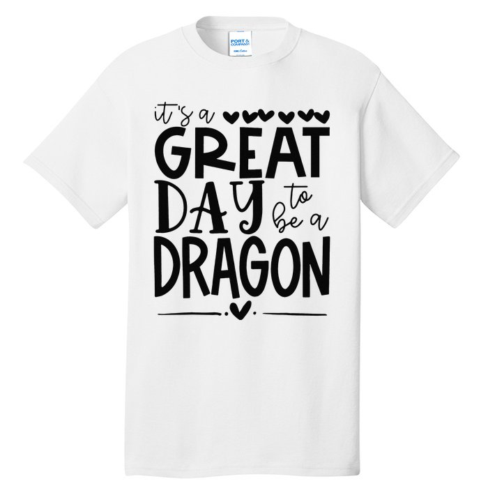 Dragons School Sports Fan Team Spirit Great Day Tall T-Shirt