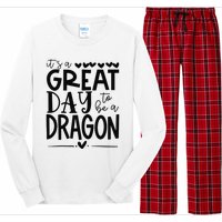 Dragons School Sports Fan Team Spirit Great Day Long Sleeve Pajama Set