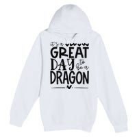 Dragons School Sports Fan Team Spirit Great Day Premium Pullover Hoodie