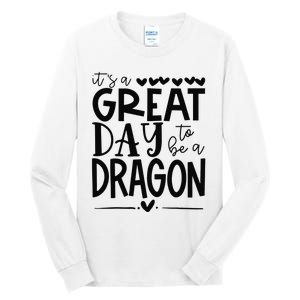 Dragons School Sports Fan Team Spirit Great Day Tall Long Sleeve T-Shirt