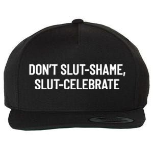 Don't Slut Shame, Slut Celebrate Funny Humor Wool Snapback Cap