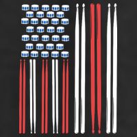 Drum Sticks Shirts Drummer Gift Drumming Percussion Adult Drive Performance Visor