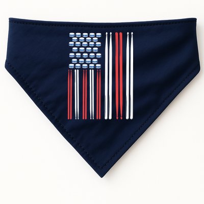 Drum Sticks Shirts Drummer Gift Drumming Percussion USA-Made Doggie Bandana