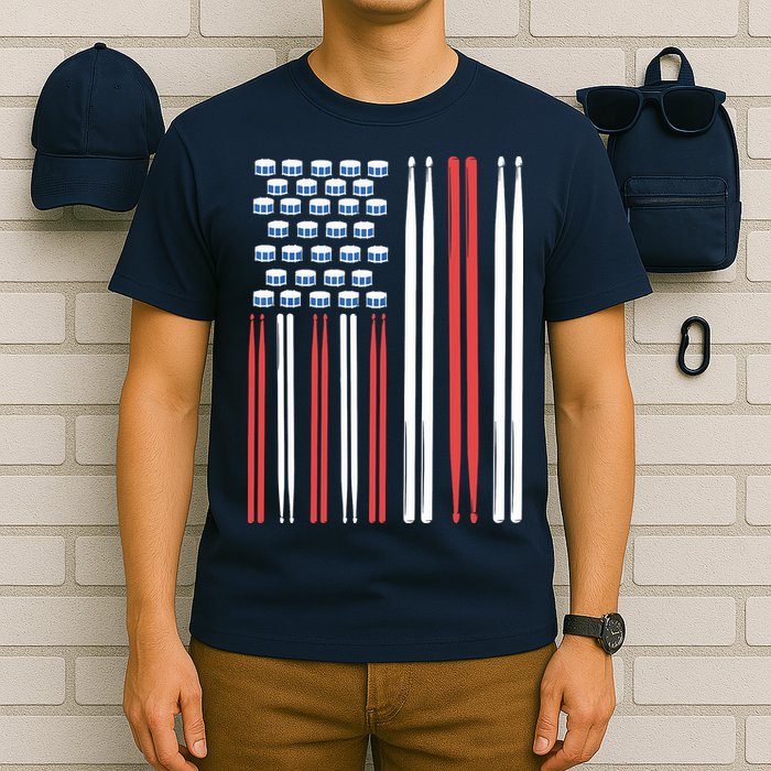 Drum Sticks Shirts Drummer Gift Drumming Percussion T-Shirt