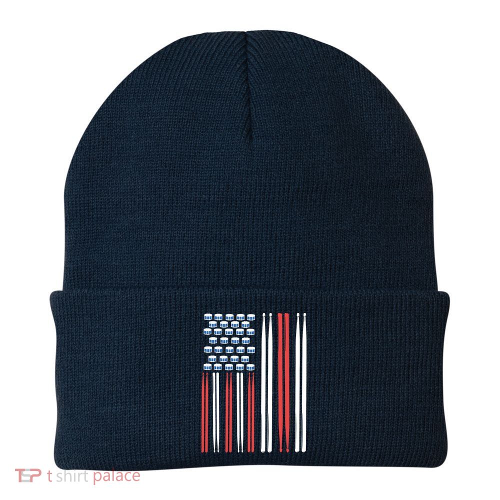 Drum Sticks Shirts Drummer Gift Drumming Percussion Beanie