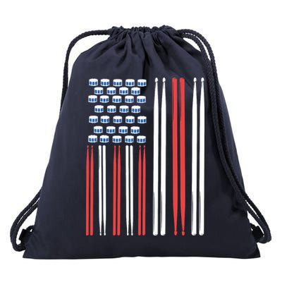 Drum Sticks Shirts Drummer Gift Drumming Percussion Drawstring Bag