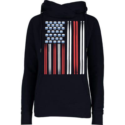 Drum Sticks Shirts Drummer Gift Drumming Percussion Womens Funnel Neck Pullover Hood