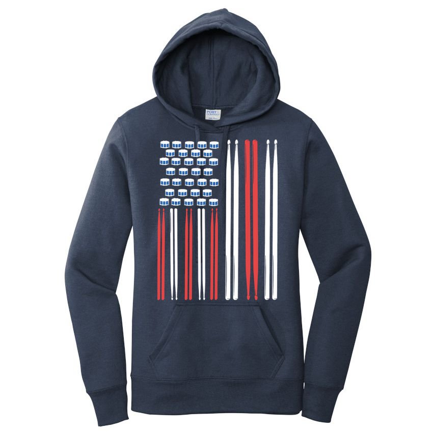 Drum Sticks Shirts Drummer Gift Drumming Percussion Women's Pullover Hoodie